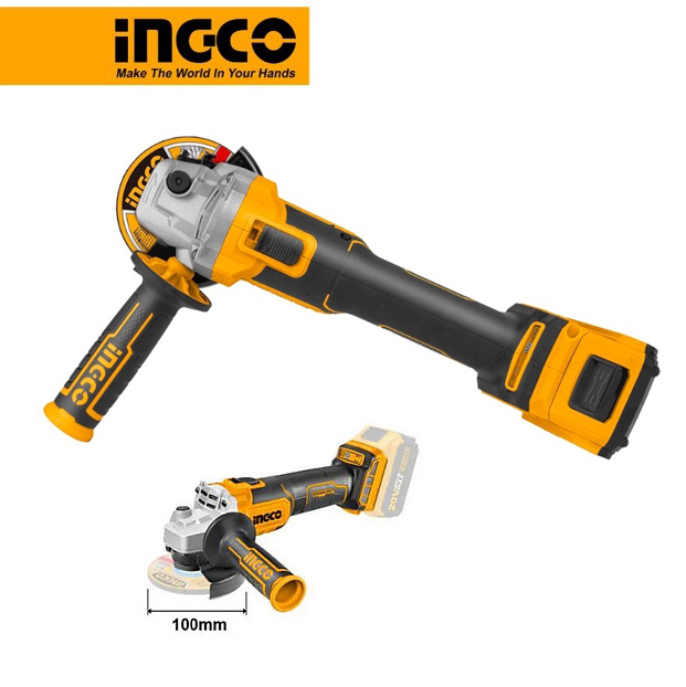 Máy mài góc Ingco CAGLI201008 dùng pin 20V 100mm động cơ không chổi than