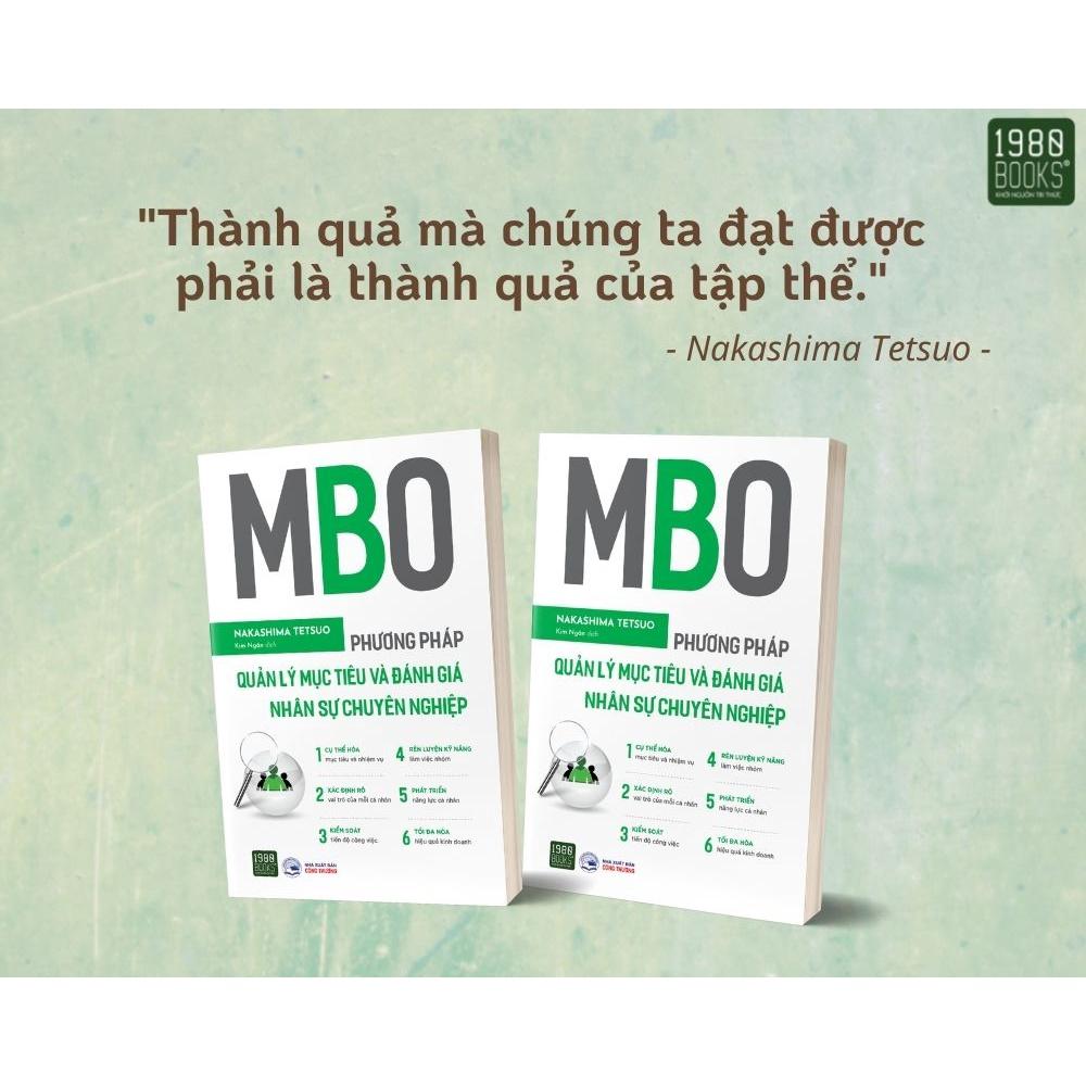 Sách - MBO Phương pháp quản lý mục tiêu và đánh giá nhân sự chuyên nghiệp - 1980Books