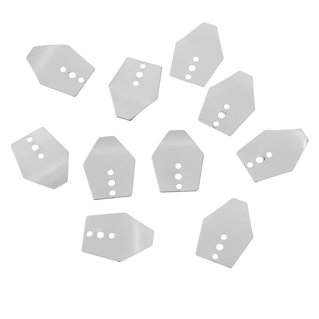 10pcs Spoon   Baits - Portable Sequin  Spoon Baits Kit