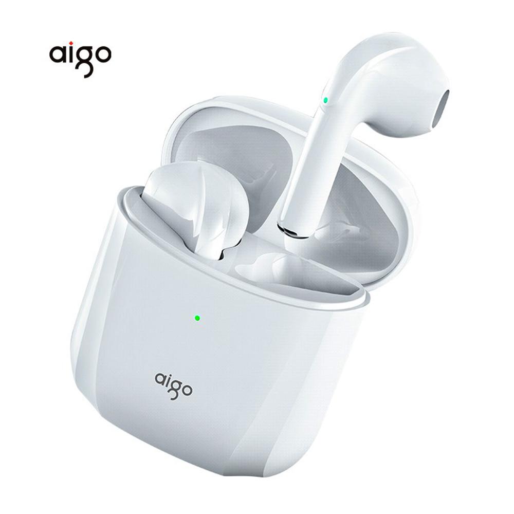 Aigo T20 True Wireless BT Headphones Semi-in-ear Sports Earbuds BT5.0 Chip Smart Touch Control Easy Pairing