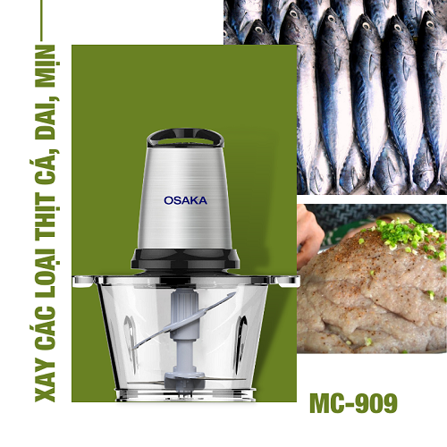 Máy xay thịt cao cấp đa năng MC-909 dung tích 2.0 lít, công suất mạnh - Hàng chính hãng