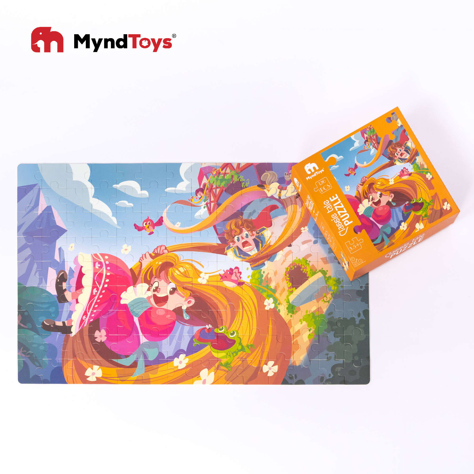 Đồ Chơi Xếp Hình Myndtoys Classic Tale Puzzle – Aerial Stream (Công Chúa Tóc Mây) Dành Cho Bé Gái