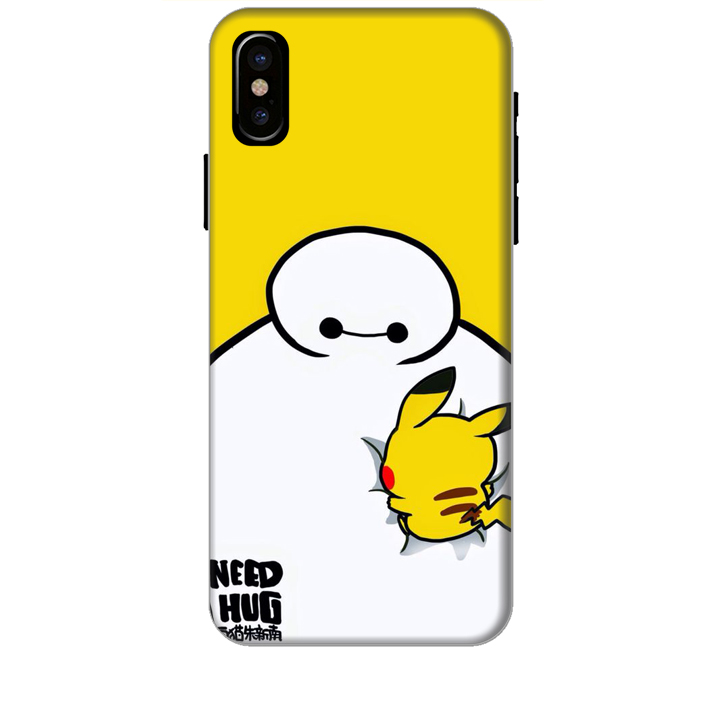 Ốp lưng dành cho điện thoại IPHONE X hinh Big Hero Pikachu