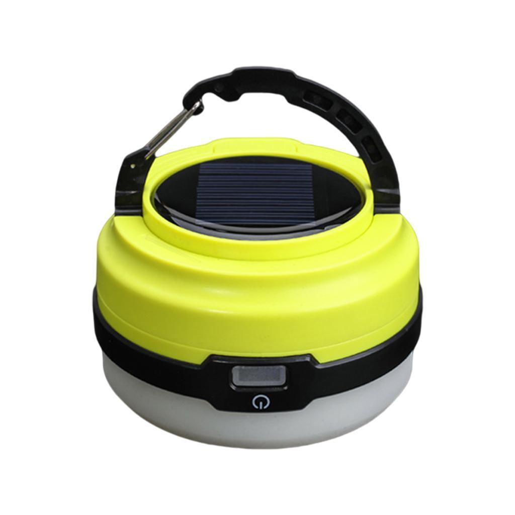 LED Camping Lamp Garden Lantern Solar Collapsible Emergency Lights for Car