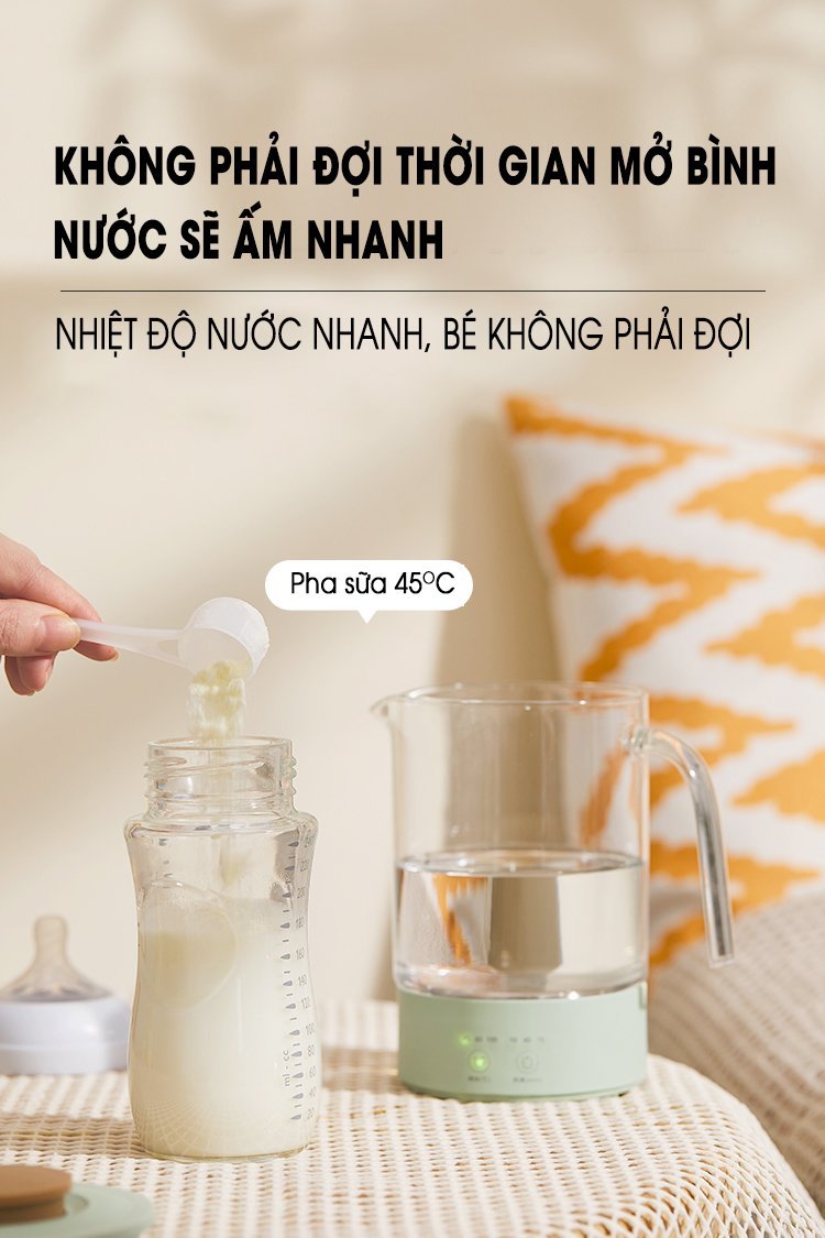 Ấm Điện Thủy Tinh Đa Năng Mokkom MK-389 Hàng Chính Hãng