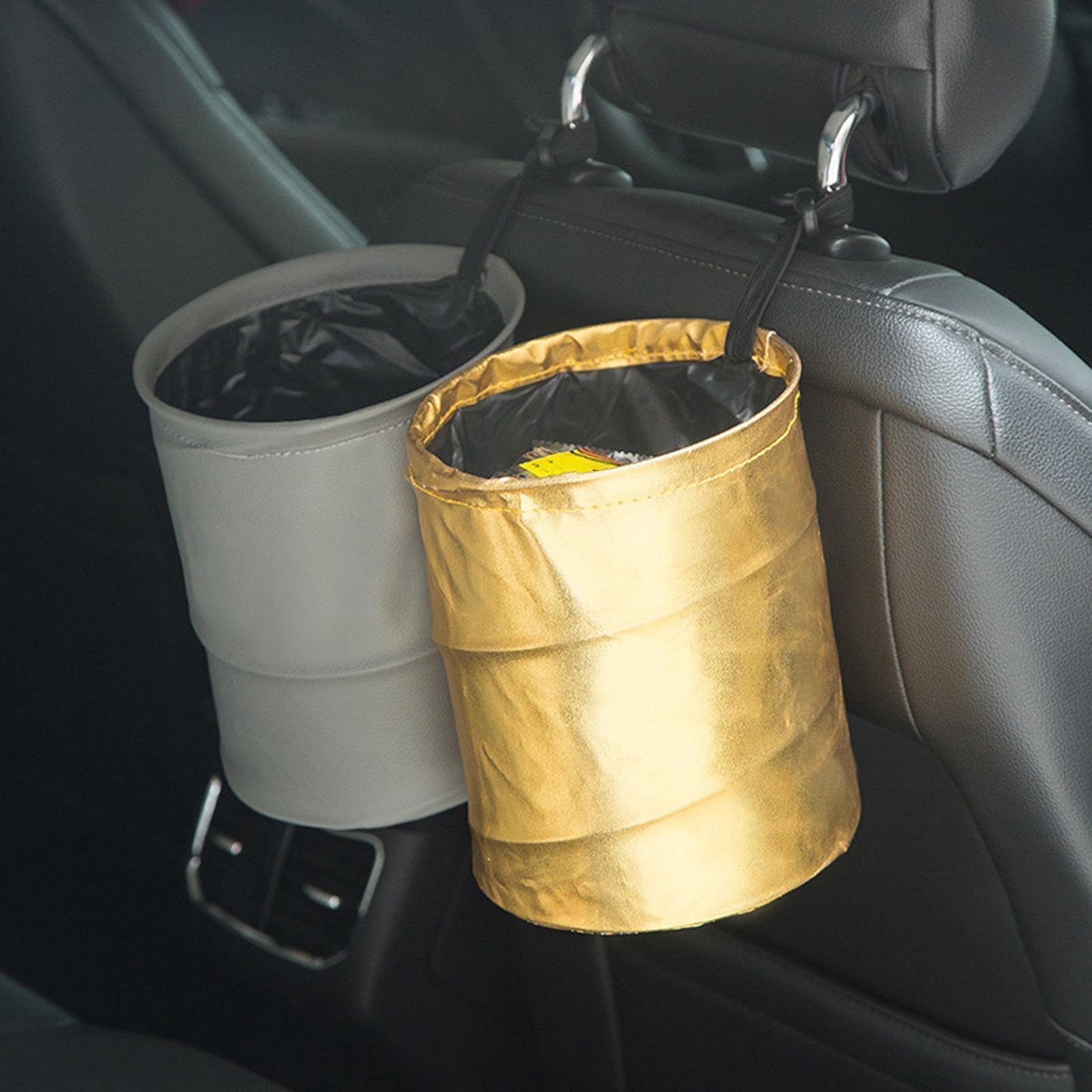 Car Trash can artificial Garbage Bin Waste Basket Rubbish Bin for Truck