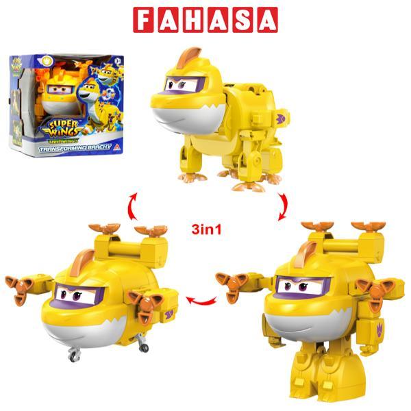 Đồ Chơi Robot Biến Hình Cỡ Lớn Khủng Long Brachy Cứu Hộ - Superwings YW790243