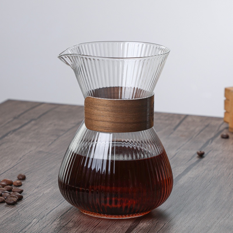 Bộ Bình thủy tinh và phễu pha cà phê cao cấp 400ml