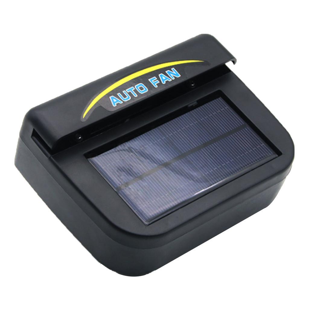 Automobile Cooler Ventilation Fan Air Vent Exhaust Heat Fan Solar Energy Powered Vehicle Car Auto with Rubber Strip