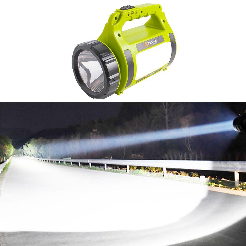 1x Searchlight Flashlight USB Rechargeable