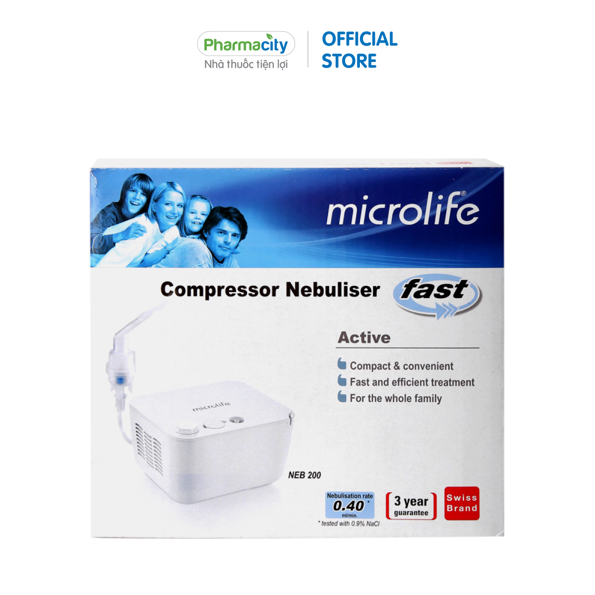 Máy xông mũi họng Microlife NEB 200