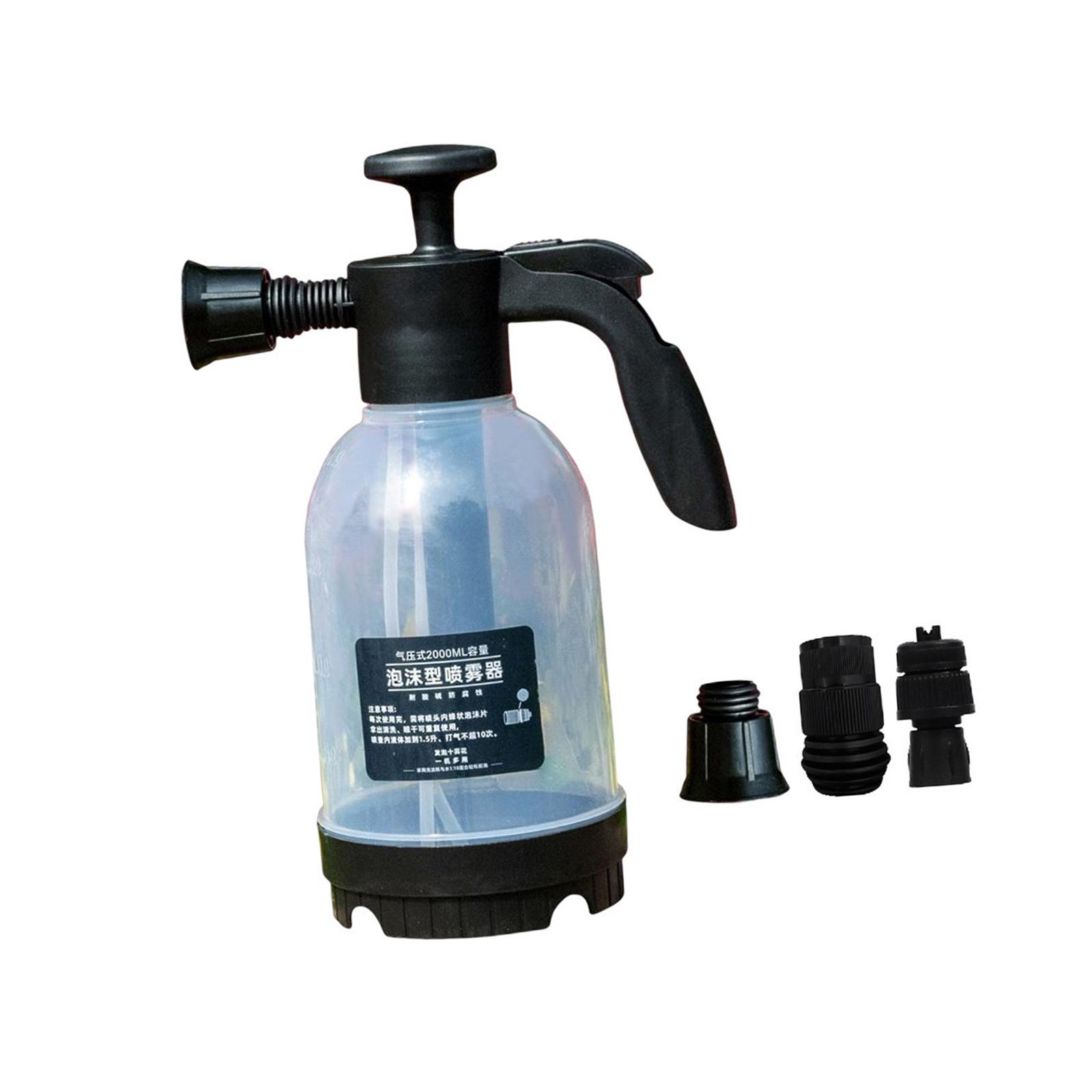 Hand Pressure Foam Sprayer 2.0L with 3 Nozzle for  Durable