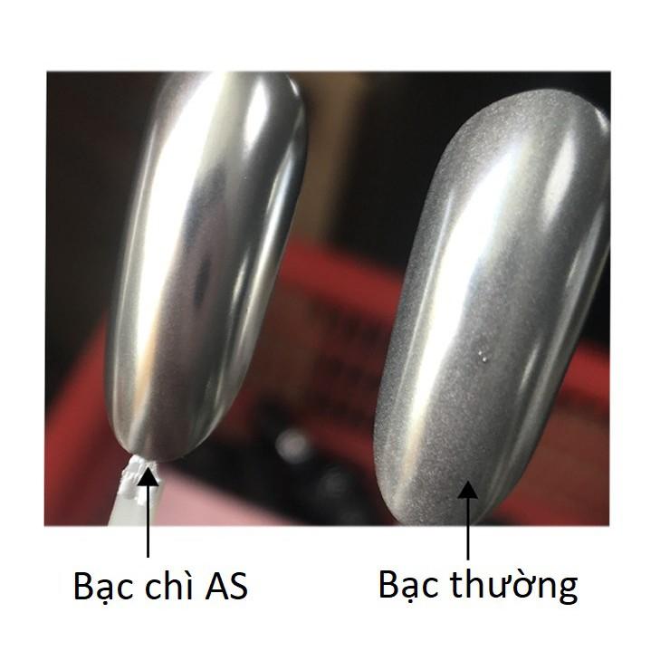 Sơn Gel AS | Màu Bạc Chì Tráng Gương