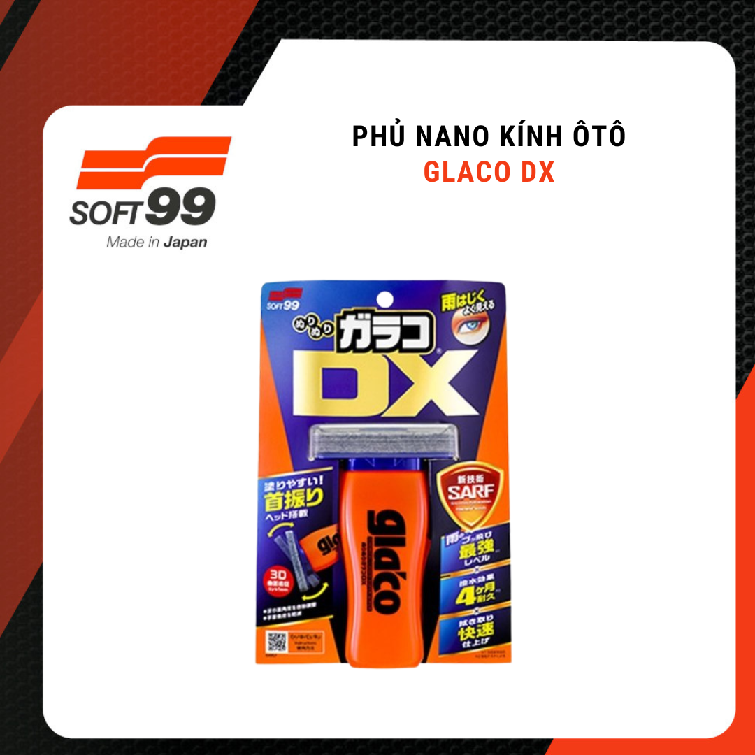 Phủ Nano Kính Xe Ô Tô Glaco DX G-315 Soft99 110ml