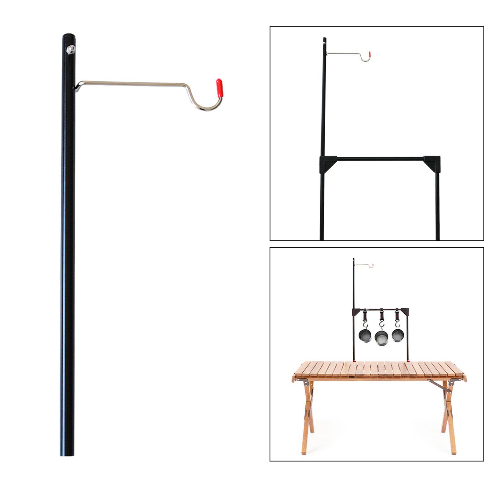 Camping Lantern Stand Lightweight Alloy Lamp Pole Hanger Holder