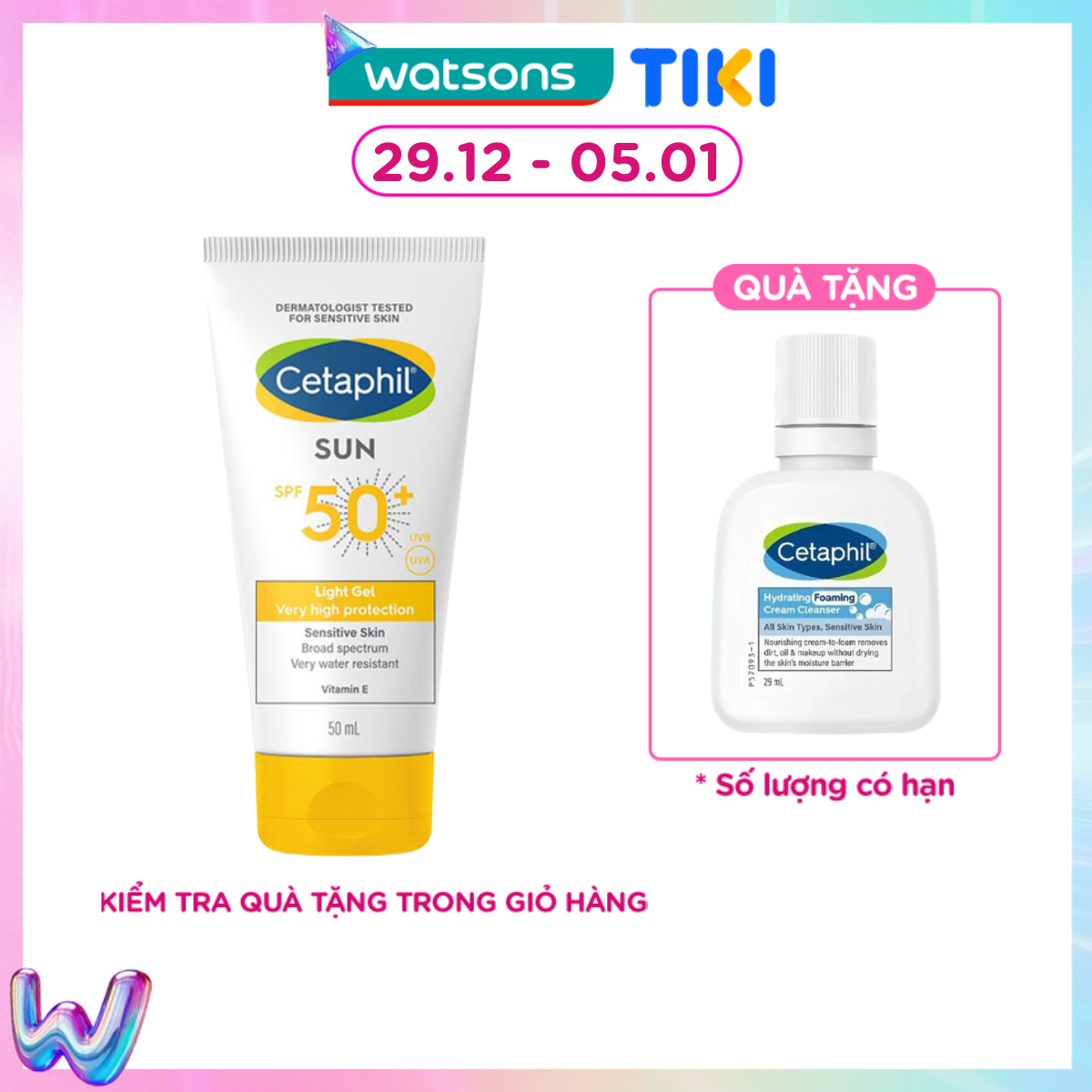 Gel Chống Nắng Cetaphil SPF50+ Light Gel 50ml