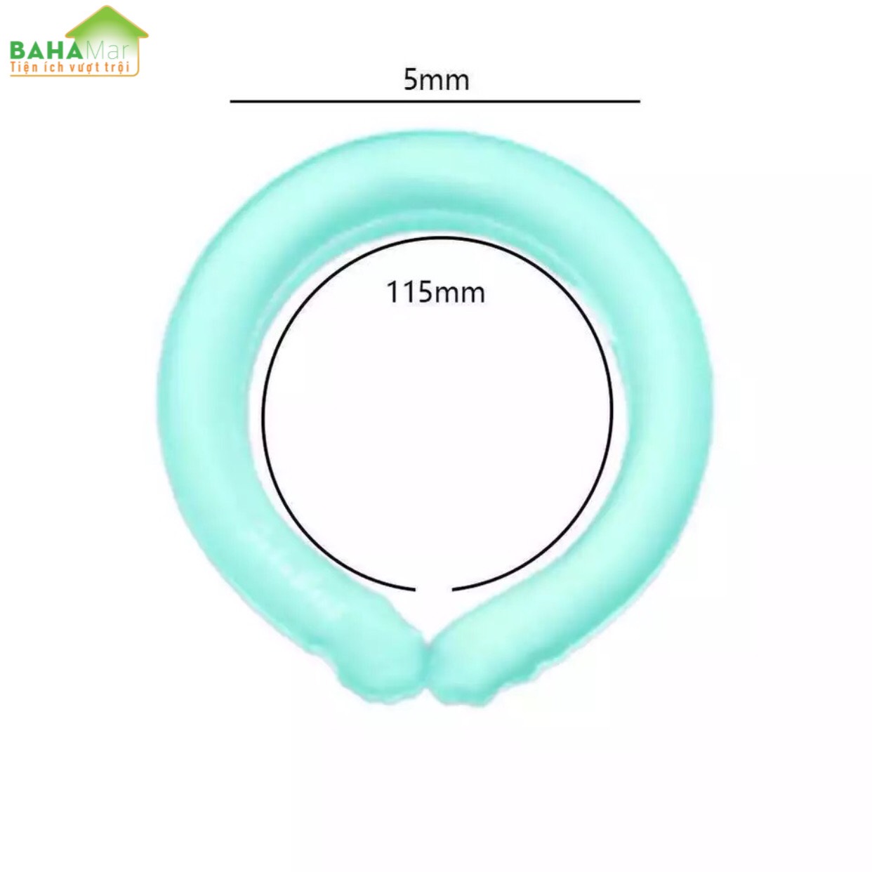 VÒNG LÀM MÁT MÙA HÈ CHỐNG SAY NẮNG - DÙNG KHI CHƠI THỂ THAO, CHẠY BỘ HOẶC VẬN ĐỘNG NGOÀI TRỜI &quot;BAHAMAR&quot; áp dụng công nghệ tiên tiến về thay đổi nhiệt độ tạo mát và thư giãn khi vận động ngoài trời