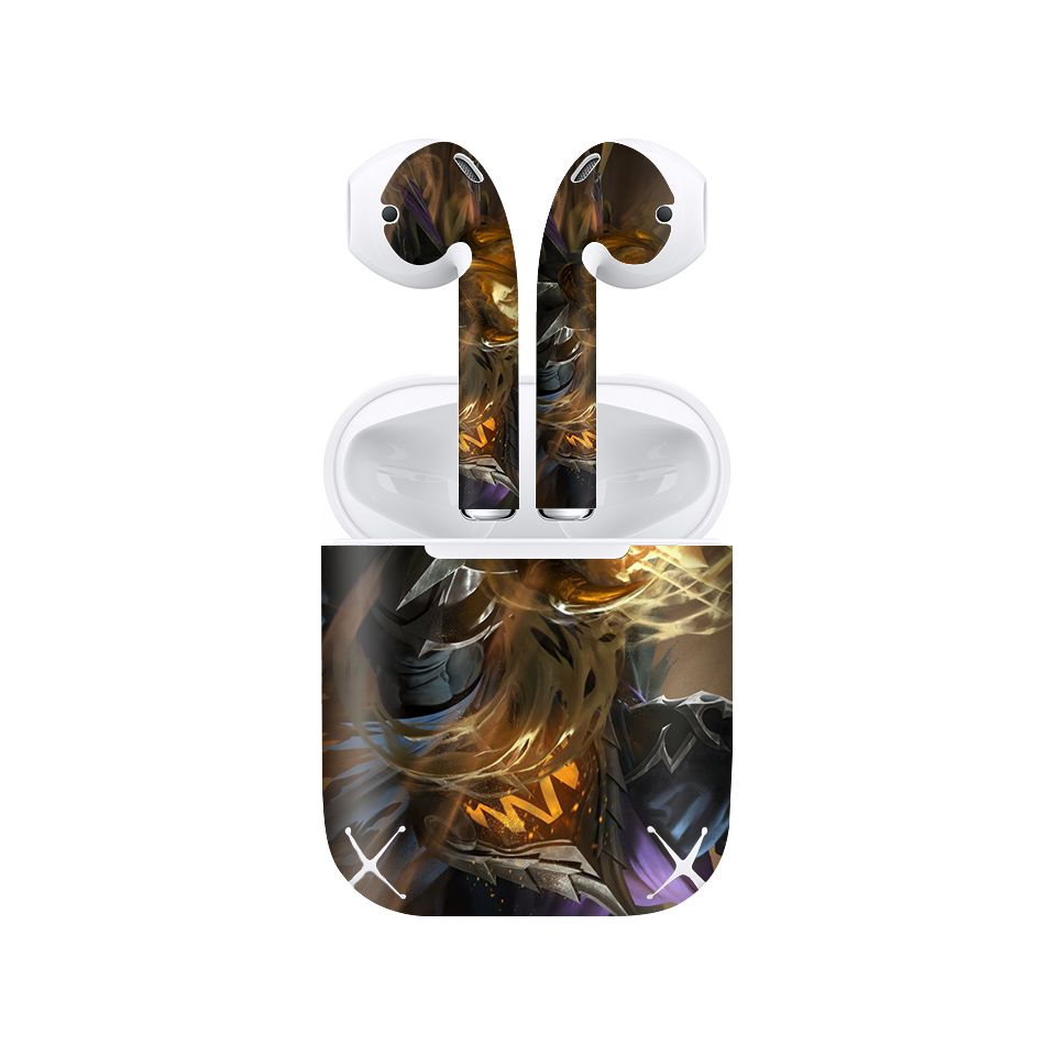 Miếng dán skin chống bẩn cho tai nghe AirPods in hình Liên Quân - AzzenKa bí hiểm - LQM002
