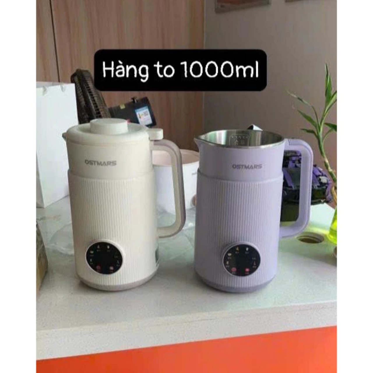 Máy Làm Sữa Hạt, Máy Nấu Sữa Hạt OSTMARS Hàng Chính Hãng MINIIN 1000ml - 8 Chức Năng Xay Nấu Tiện Lợi