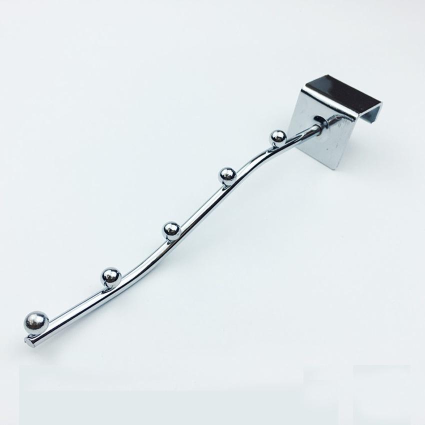 Móc treo đồ,tay treo đồ cho gian hàng vào hộp 25mm có thể điều chỉnh trên ray 206823