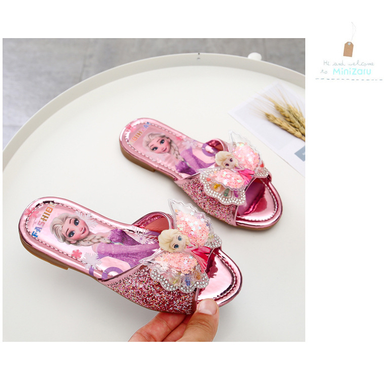 Dép Elsa bé gái sandal trẻ em phong cách tiểu thư mẫu mới nhất