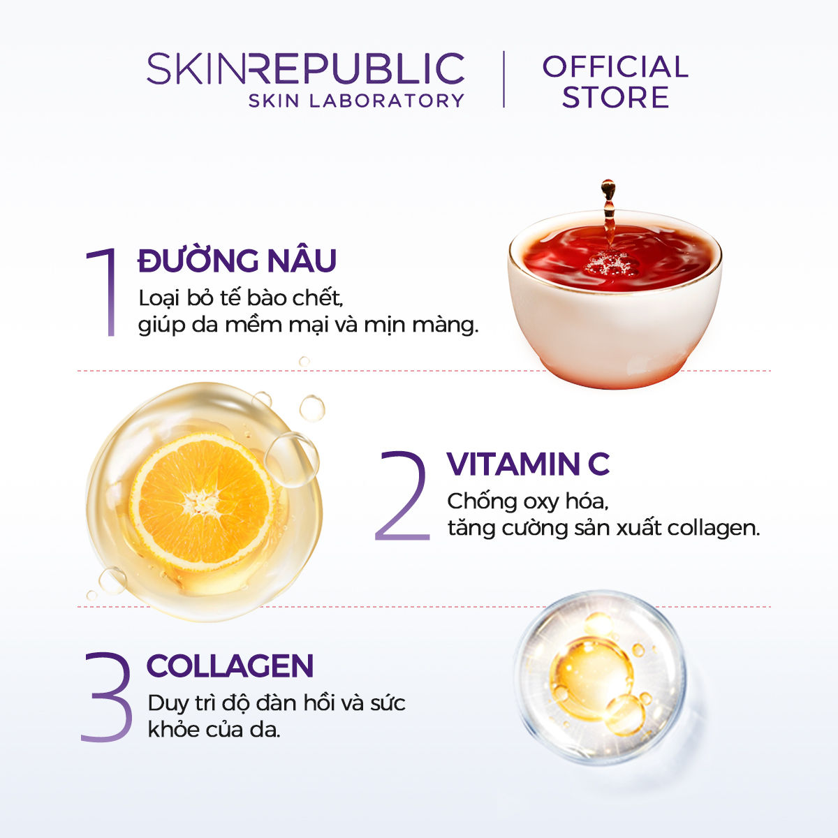 Combo 10 Mặt nạ dưỡng da 2 bước Skin Republic Brightening Vitamin C + Collagen Face Mask 25ml