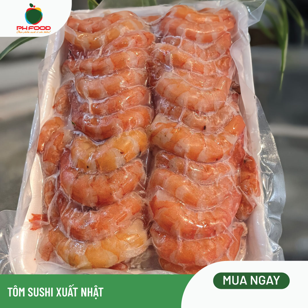 - Tôm Sushi Xuất Nhật - 500g