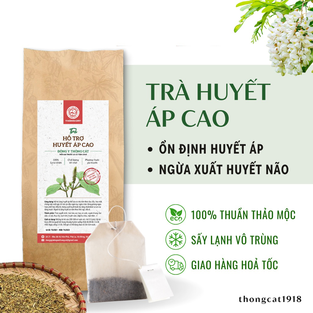 Trà huyết áp cao túi lọc