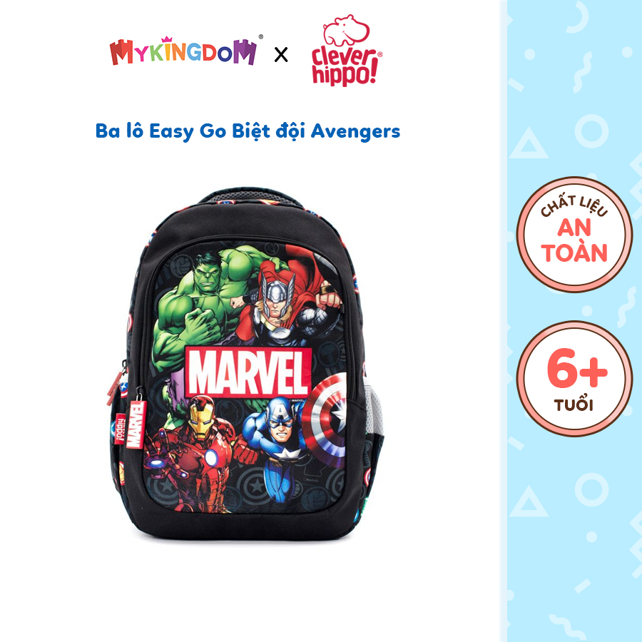 Ba Lô Easy Go Biệt Đội Avengers CLEVERHIPPO BLM0119/BLACK