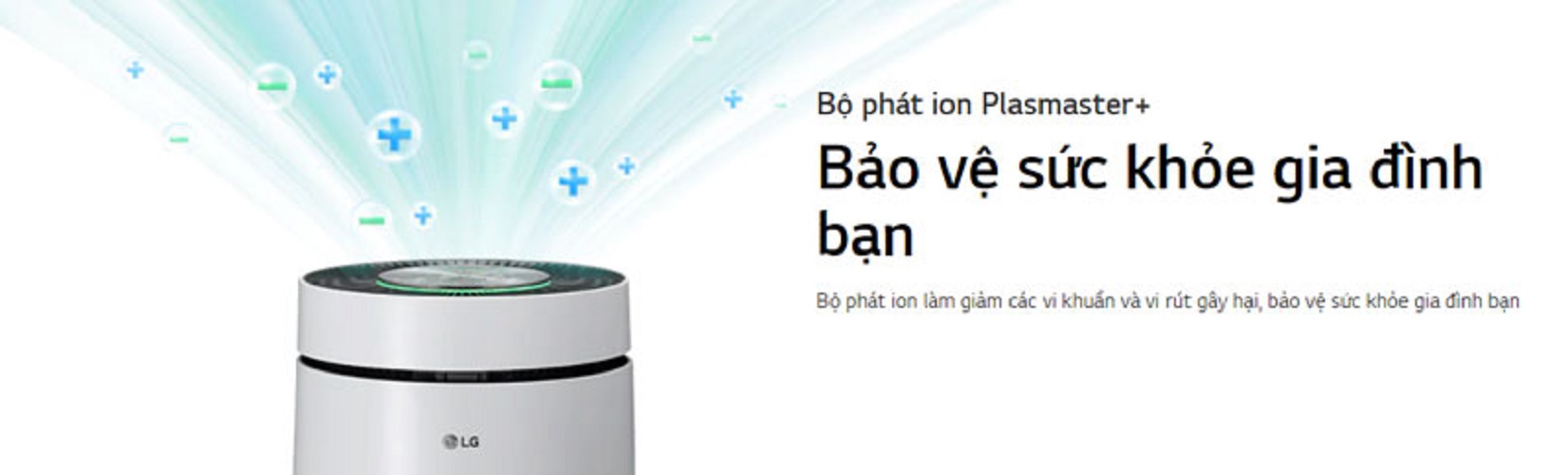 Máy lọc không khí LG PuriCare 2 tầng Safeplus AS10GDWH0 (Model 2021) - Hàng chính hãng