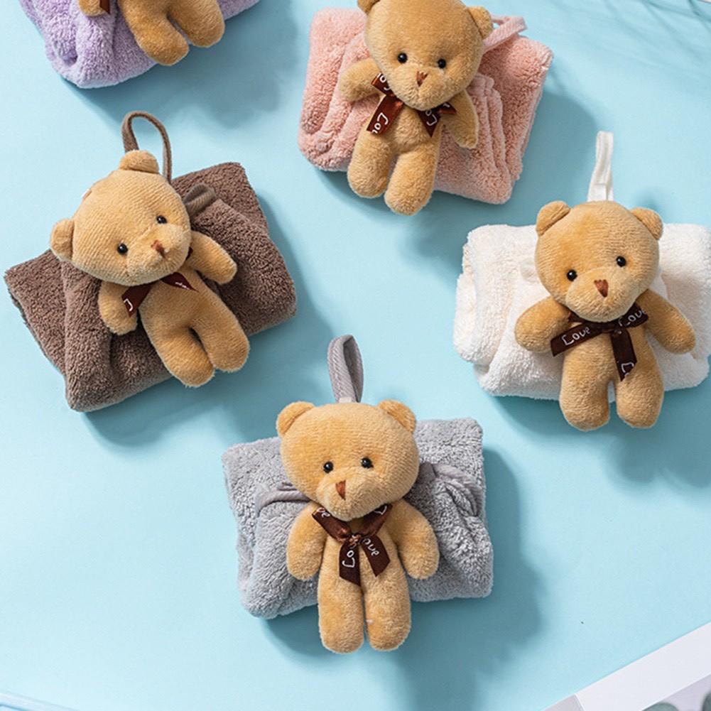 Khăn Lau Tay Treo Tường Hình Gấu Teddy Đáng Yêu