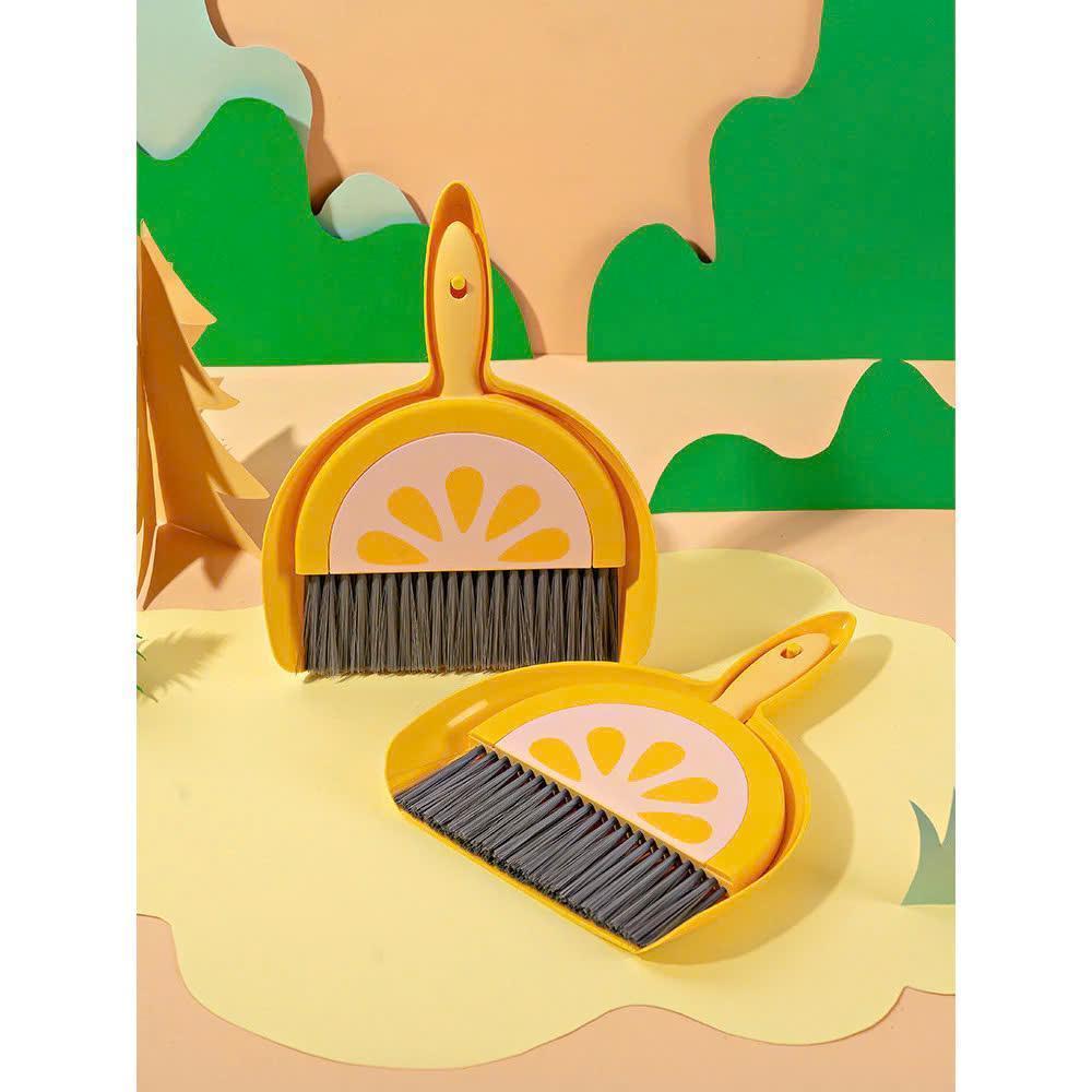 Bộ chổi quét bàn thờ - Bộ chổi mini quét hót rác bàn máy tính, bàn ăn hình cute