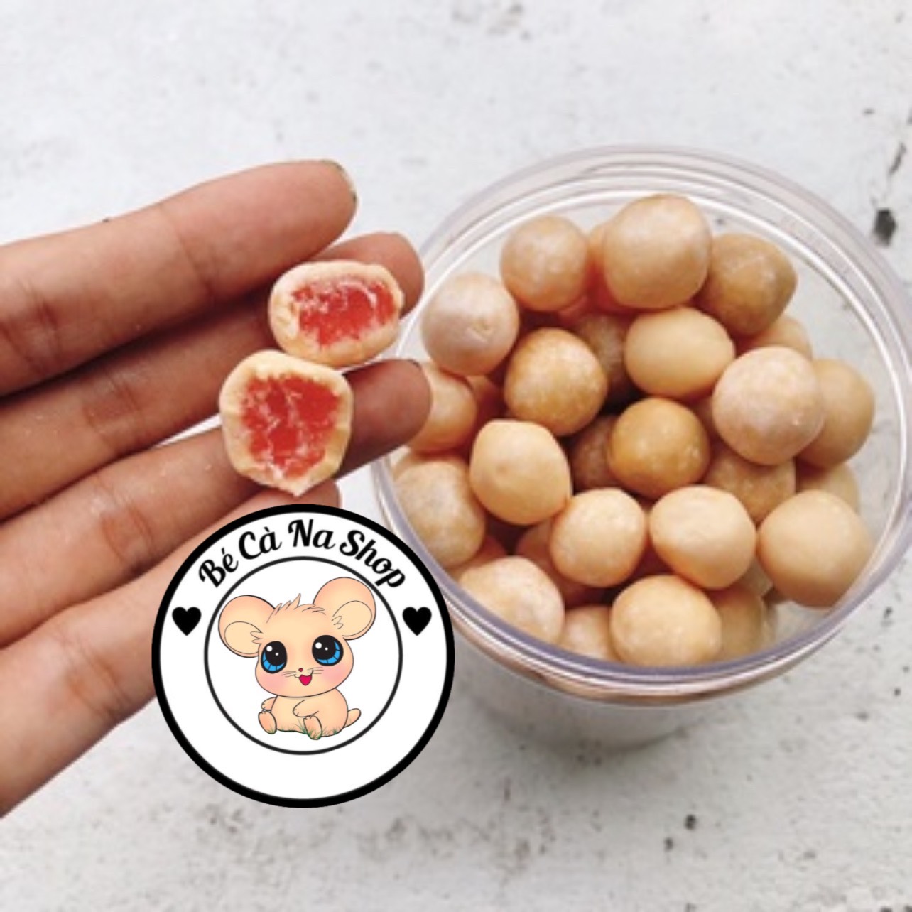 Bánh sữa tròn nhân trái cây , thức ăn bổ dưỡng cho hamster, thỏ bọ sóc chinchilla ...