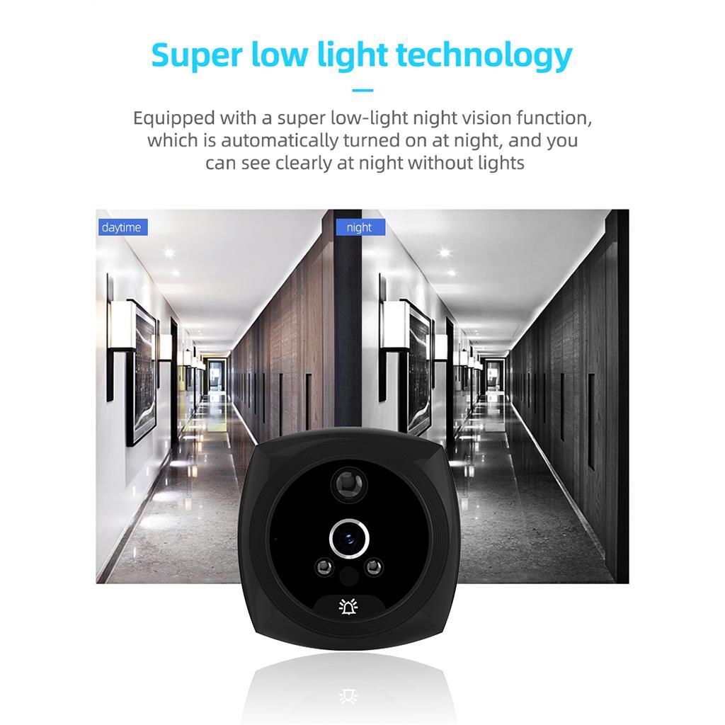 Door Peephole Viewer with Chime 3.5in for Office