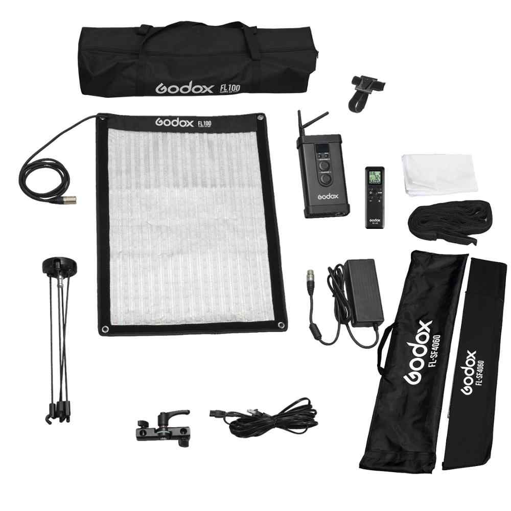 Godox Flexible LED FL60- 30 x 45 cm với V Lock - Hàng Chính Hãng