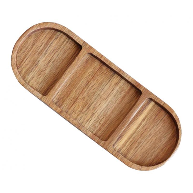 Food Display Plate Multi Sectional Compartment Food Snack Serving Tray