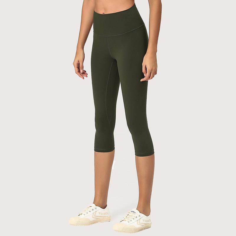 2 Mặt Quần Tập Yoga Nữ Thun Cao Cấp 7 Điểm Thể Dục Chặt Tập Gym Thể Thao Nâng Mông quần Legging