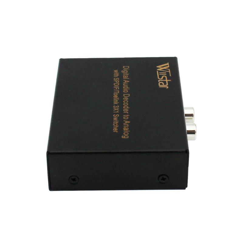SPDIF/TOSLINK Bộ chuyển đổi âm thanh quang 3x1 Bộ mở rộng bộ chuyển mạch quang kỹ thuật số