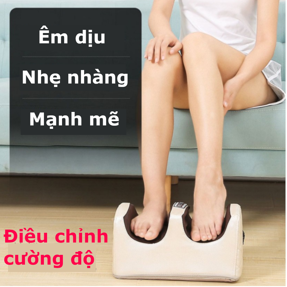 Máy massage chân chườm nóng cao cấp - Chăm sóc đôi chân gia đình - Quà tặng người thân.
