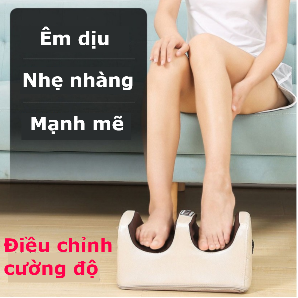 Máy massage chân chườm nóng cao cấp - Chăm sóc đôi chân gia đình - Quà tặng người thân