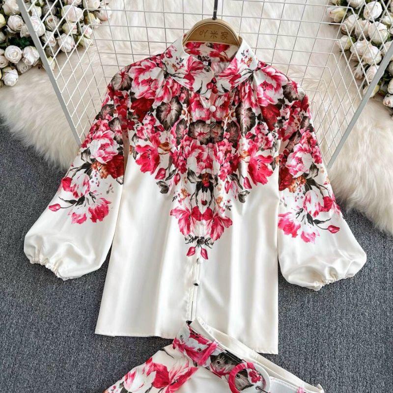 SÉT BỘ SHORT LỤA HOA SẮC MÀU