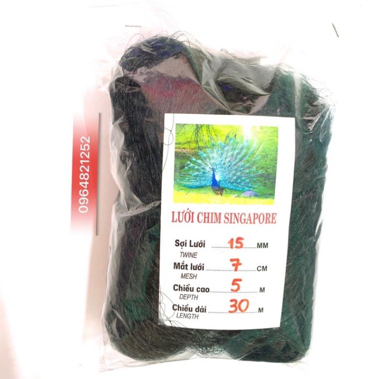 Lưới Bắt Chim dài 30m hàng loại 1 lưới singapore bắt CHÀO MÀO, CHÒE, MI, KHỨU, SÁO, cu gáy giá siêu rẻ - - đại h