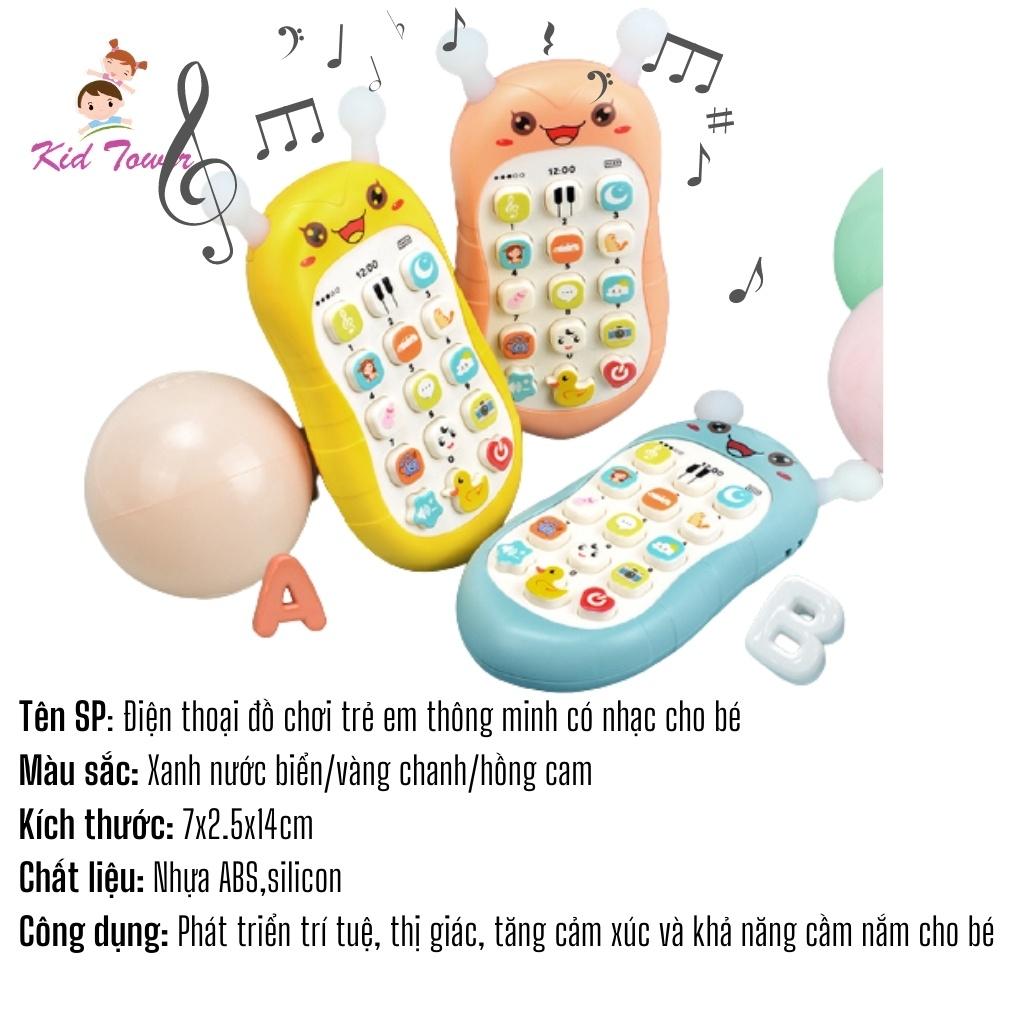 Điện thoại đồ chơi trẻ em thông minh có nhạc cho bé