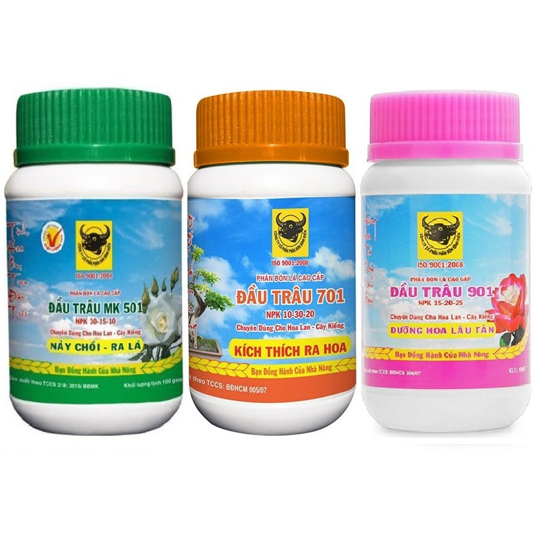 Bộ phân bón Bình Điền Mekong chăm sóc cây trồng từ nhỏ đến ra hoa