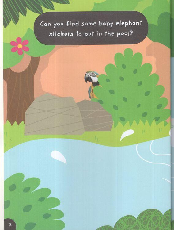 Sách ngoại văn: Baby Animals Sticker Activities