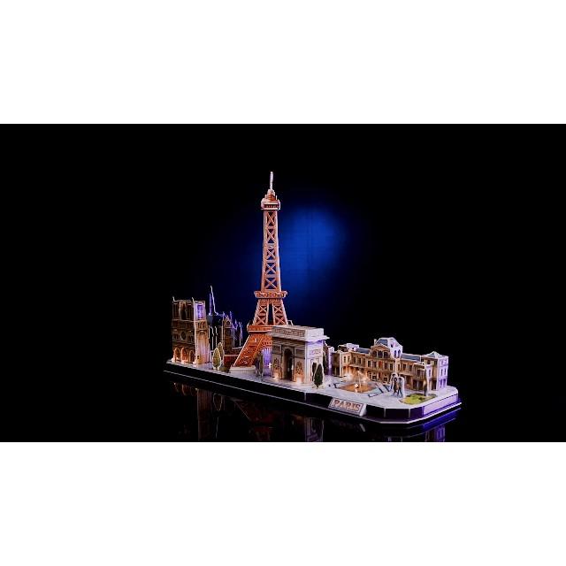 Mô Hình Giấy 3D - Led Cityline Paris L525h