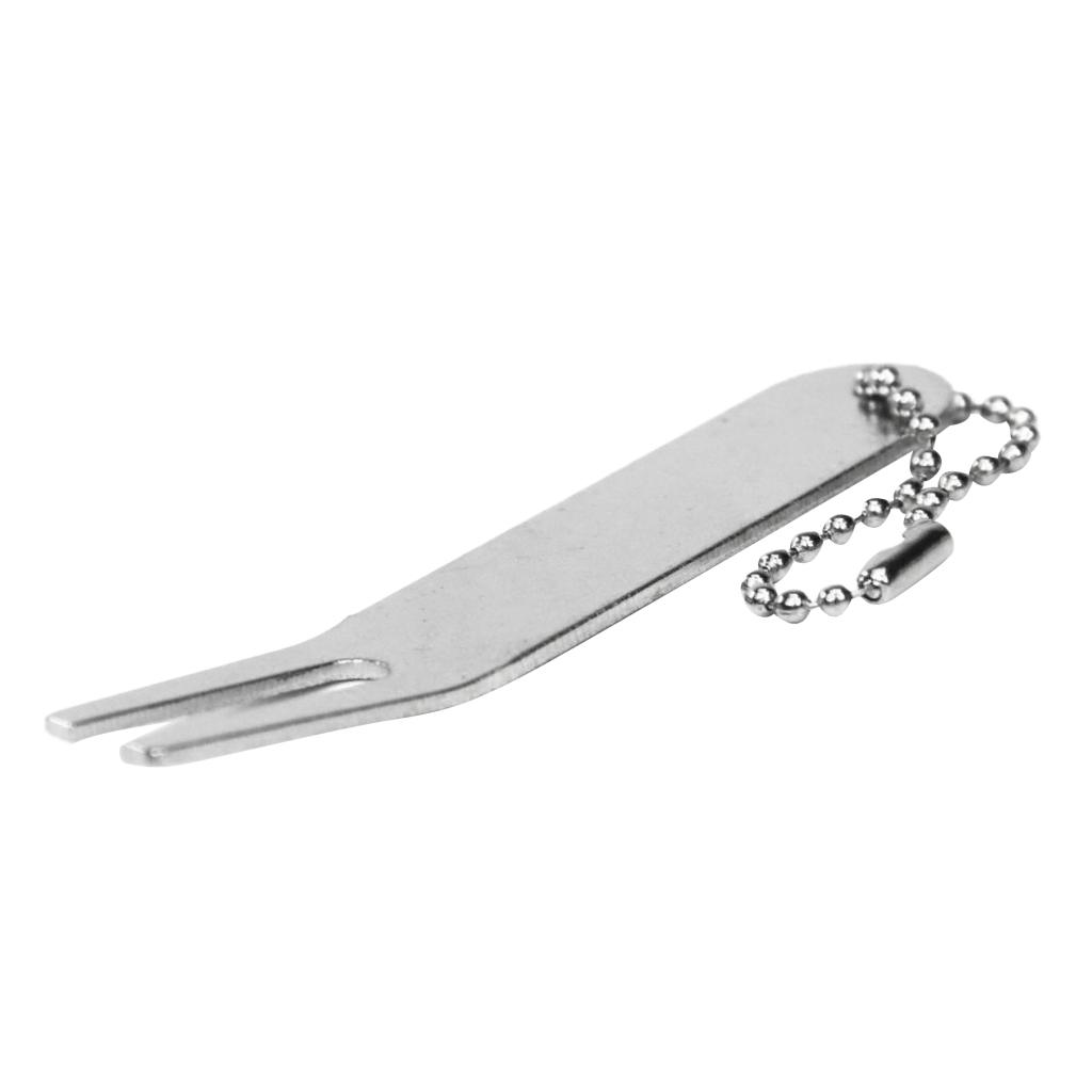 Zinc Alloy Golf Putting Green Divot Repair Tool Fork Gift for Golfer Club