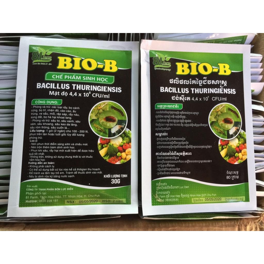 BIO-B CHẾ PHẨM SINH TRỪ SÂU GÓI KL 30G