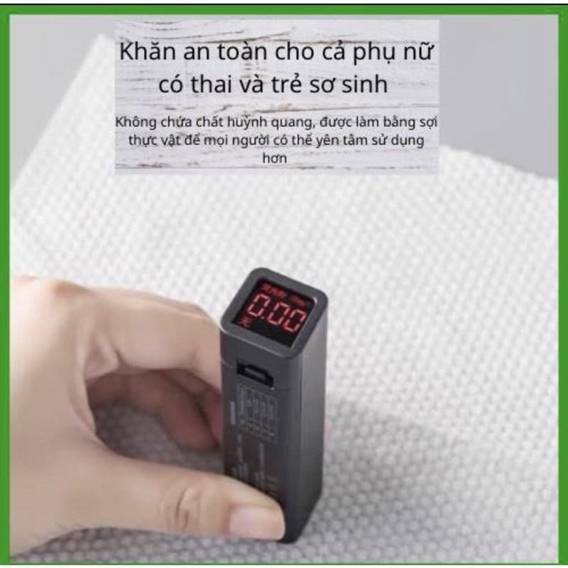 Khăn mặt khô dùng 1 lần, khăn ướt, khô tẩy trang lau mặt tiện lợi sạch sẽ( set 2 túi)