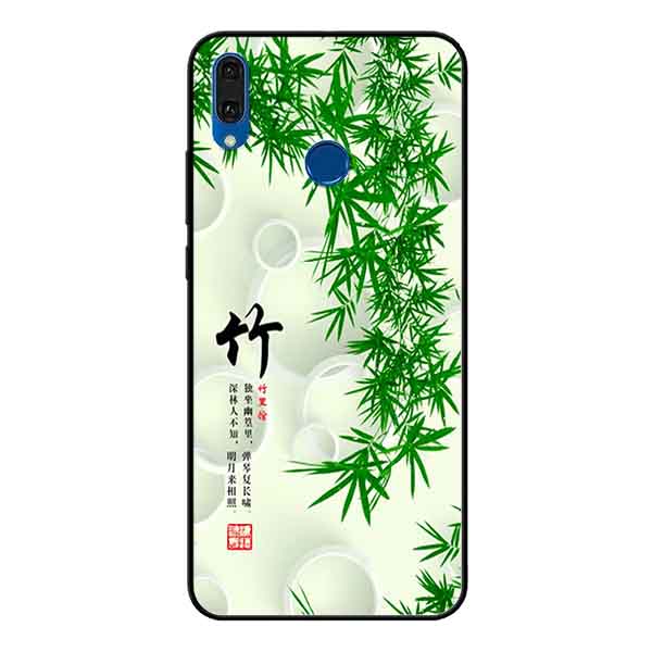 Ốp Lưng in cho Huawei Y7 Pro Mẫu Tranh Nền Tre - Hàng Chính Hãng
